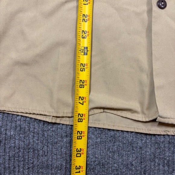 Vintage Boys Scouts of America Shirt Men's M Short Sleeve Uniform Khaki Official - Picture 5 of 6